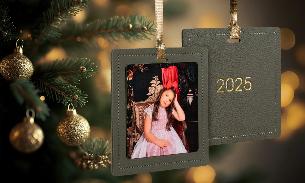 2025 Stitched Leather Ornament-NEWSLETTER